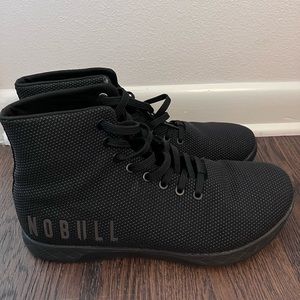 No Bull Black High Top Mens Sneakers